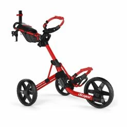 Clicgear 4.0 Premium 3 Wheel Golf Trolley -Golf Clubs Sales ClicGearRedMain1000 1500x