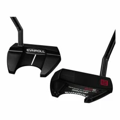 Evnroll Putters Evnroll ER5vB1 Black Short Slant Hatchback Mallet Golf Putter
