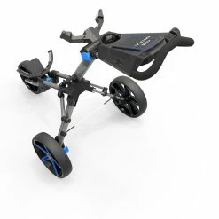 Powakaddy MICRA Cube Push Compact Golf Trolley 24 Powakaddy MICRA Cube Push Compact Golf Trolley -Golf Clubs Sales MICRABLUEOPENREAR 1000 1000 1500x