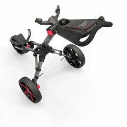 Powakaddy MICRA Cube Push Compact Golf Trolley 25 Powakaddy MICRA Cube Push Compact Golf Trolley -Golf Clubs Sales MICRAREDOPENREAR 1000 1000 1500x