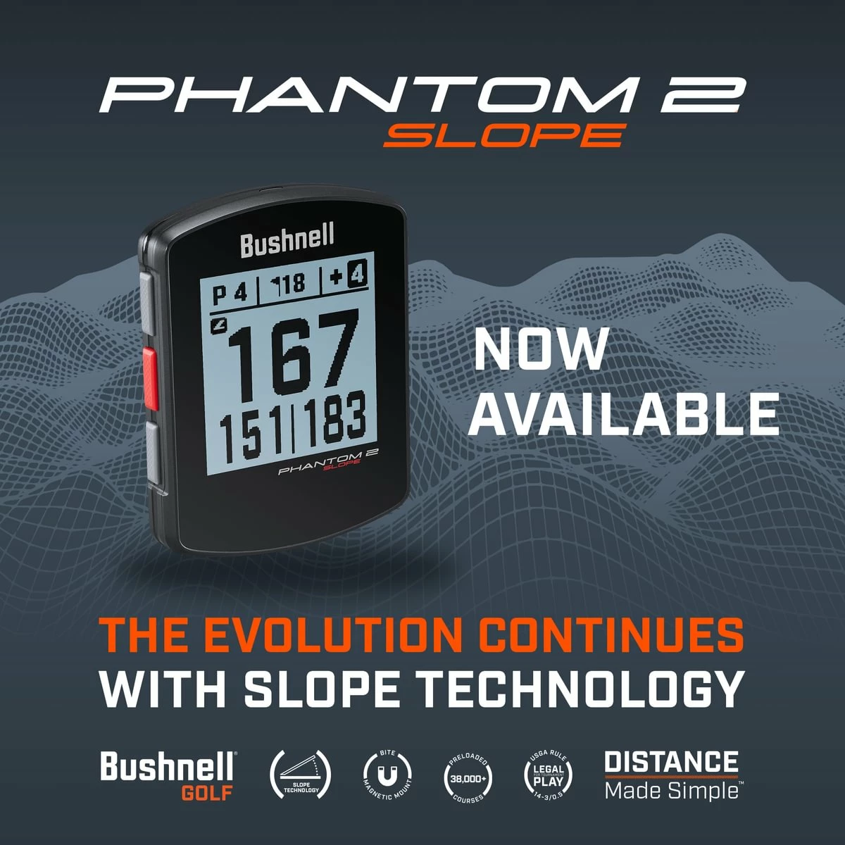 Bushnell Golf Phantom 2 Slope Handheld GPS Device 5 Bushnell Golf Phantom 2 Slope Handheld GPS Device - Image 5
