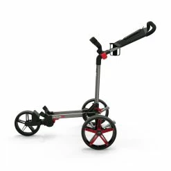 PowaKaddy DLX Lite FF Golf Trolley -Golf Clubs Sales RedSide1000 1500x