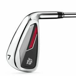 Wilson Staff Dynapower Steel Shaft Irons -Golf Clubs Sales WG1P028600V 5 DYNAPWR Iron Toe Down.png.high res 1500x