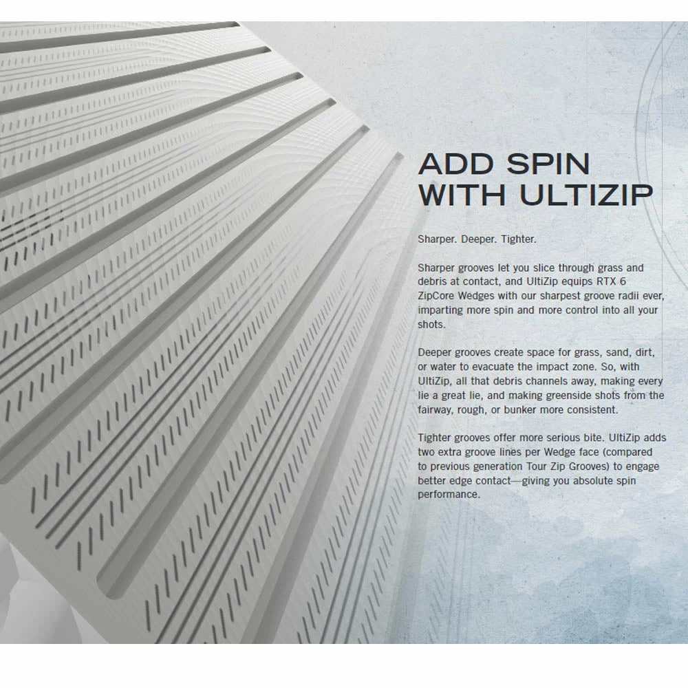 Cleveland Golf RTX6 Zipcore Tour Satin Wedge 13 Cleveland Golf RTX6 Zipcore Tour Satin Wedge - Image 13