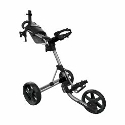 Clicgear 4.0 Premium 3 Wheel Golf Trolley -Golf Clubs Sales clicgear4displaysilver 1280x