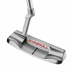 Evnroll Putters Evnroll ER1v2 Short Plumber Tour Blade Golf Putter - Red Gravity Grip
