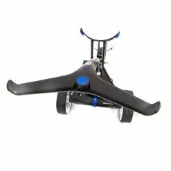 Golfstream Blue Lithium Electric Golf Trolley -Golf Clubs Sales golfstreambluetrolleyhandle2 1500x