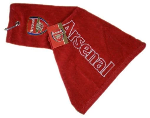 Premier Licencensing Official Arsenal Football Club Trifold Golf Bag Towel 1 Premier Licencensing Official Arsenal Football Club Trifold Golf Bag Towel