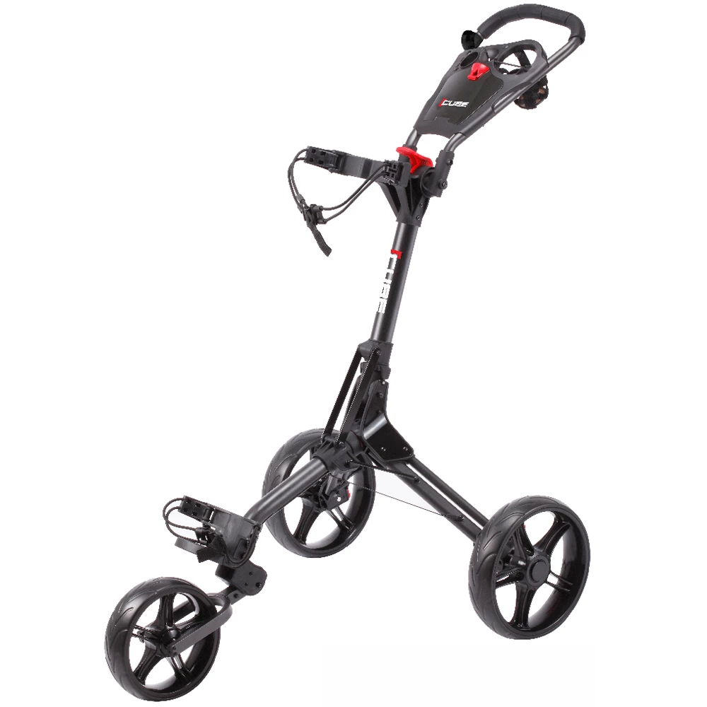 Skymax Cube 3 Wheeled Push Golf Trolley + Free Gifts 2 Skymax Cube 3 Wheeled Push Golf Trolley + Free Gifts - Image 2